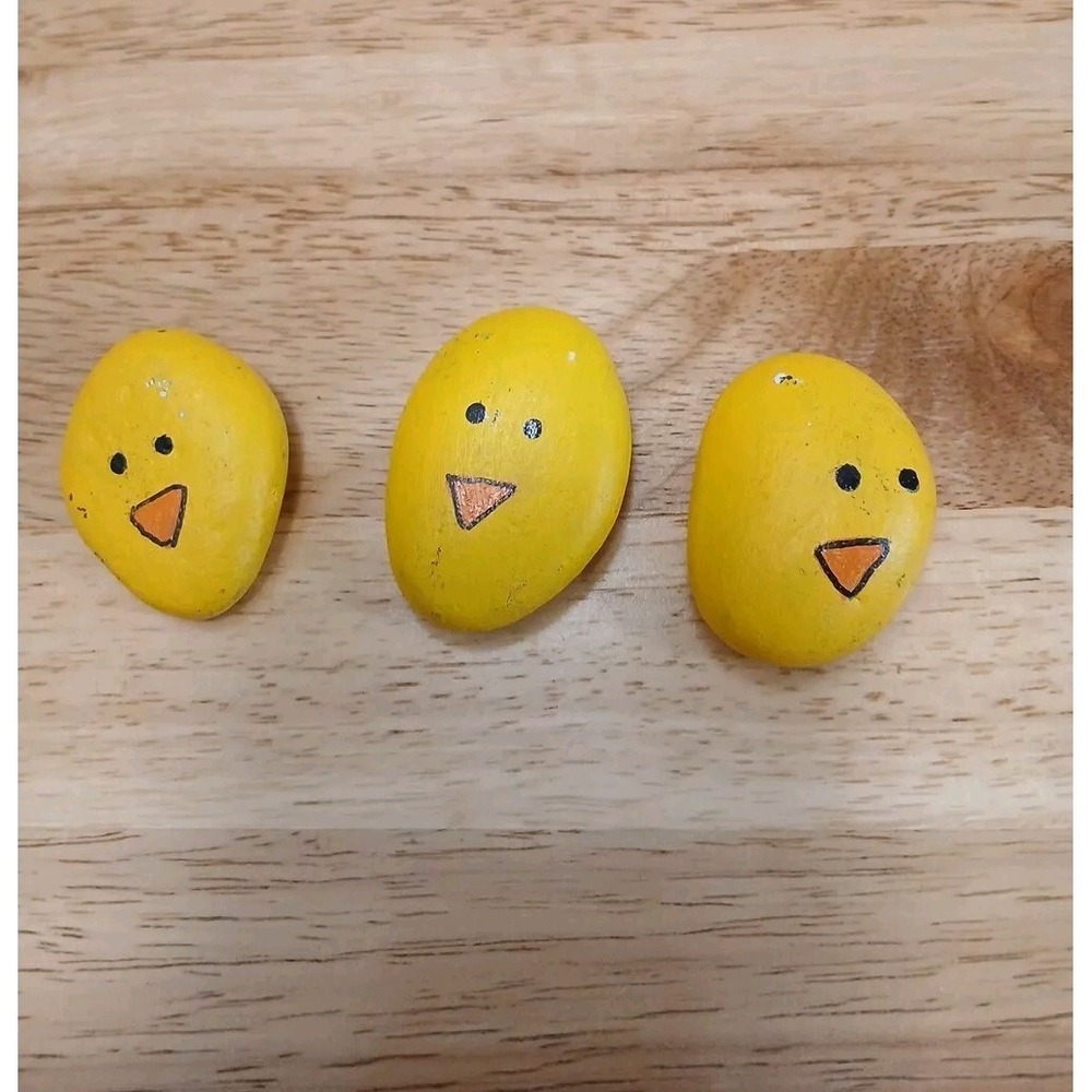 Duck Painted Rocks Set Of 3 Rubber Duck Face Stones Hand Painted Cruising Ducks